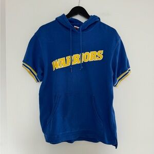 Mitchell & Ness Warriors Short Sleeve Hooded Sweatshirt